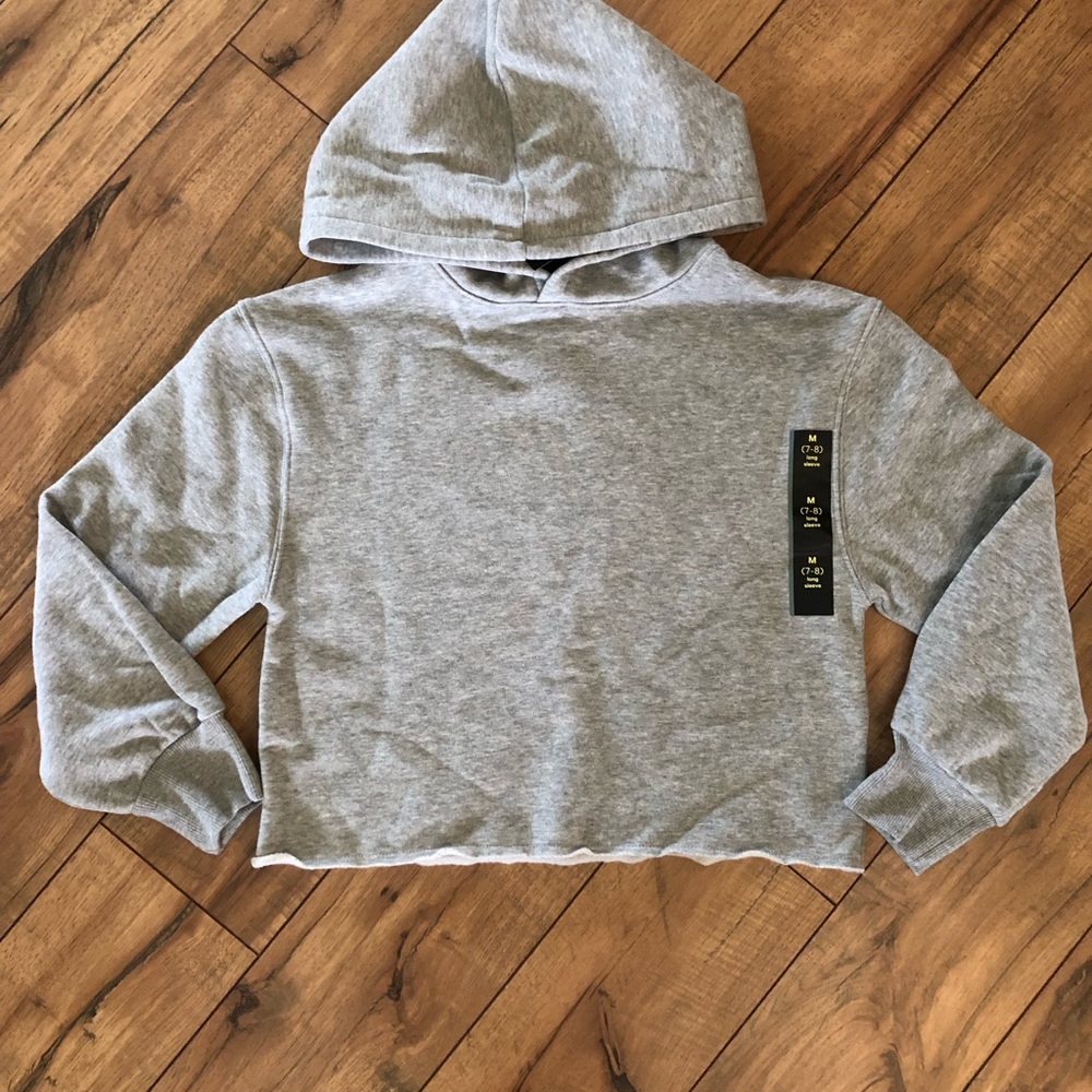 Art Class Girls Crop Hoodie